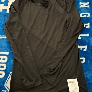 Classic Black Blue Red Long Sleeve Men's Tee